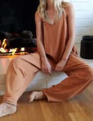 New Wide Leg Jumpsuit with Pockets (Buy 2 Free Shipping) - Image 3