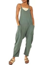 New Wide Leg Jumpsuit with Pockets (Buy 2 Free Shipping) - Image 9