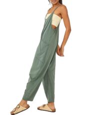 New Wide Leg Jumpsuit with Pockets (Buy 2 Free Shipping) - Image 10