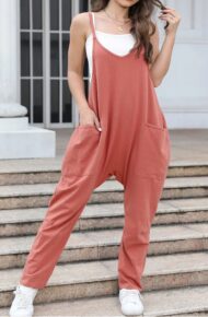 New Wide Leg Jumpsuit with Pockets (Buy 2 Free Shipping) - Image 16